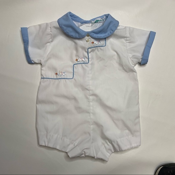 Vintage Tiny Tots one piece romper embroidered - Picture 9 of 9